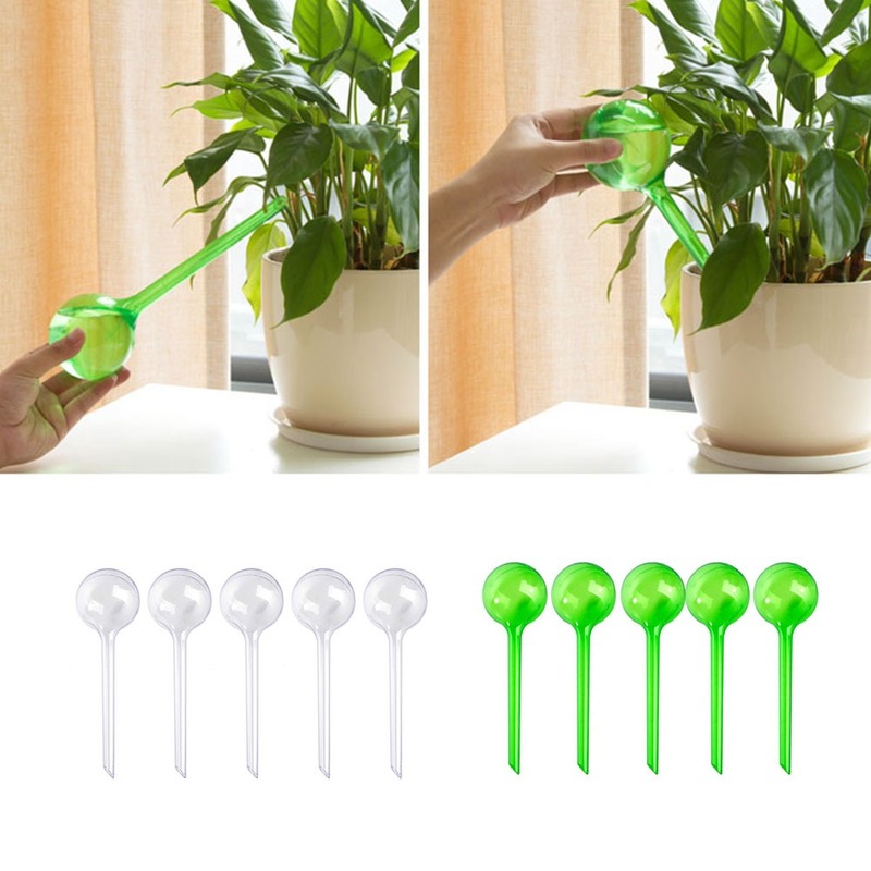 자동 식물 물 공급기, 자체 급수 플라스틱 공, 실내  - Automatic Plant Waterer 리뷰 및 가격