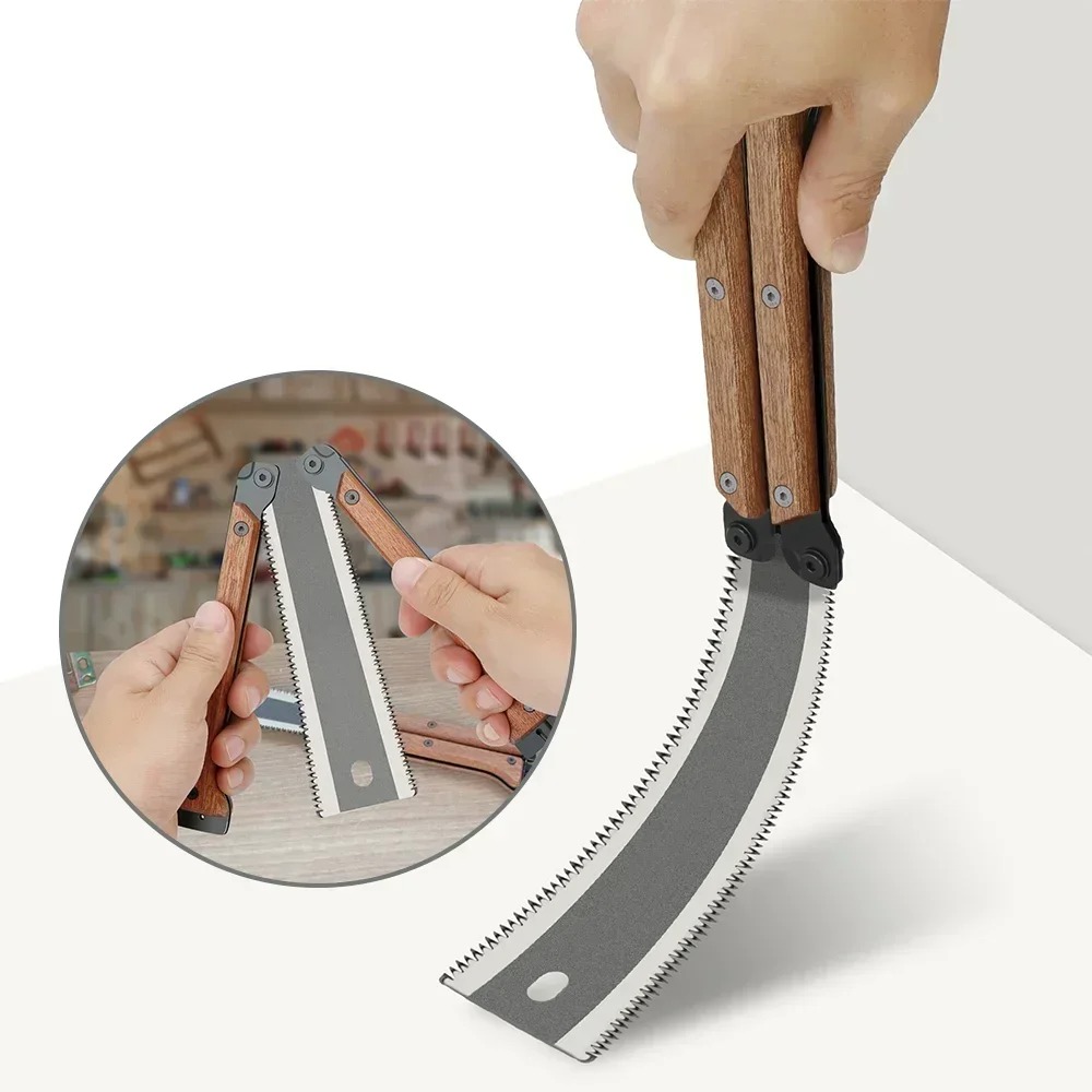 일본식 양날 접이식 톱, 나무 손잡이 포함, 목공 DI - Gardening Hand Tools Japanese 리뷰 및 가격