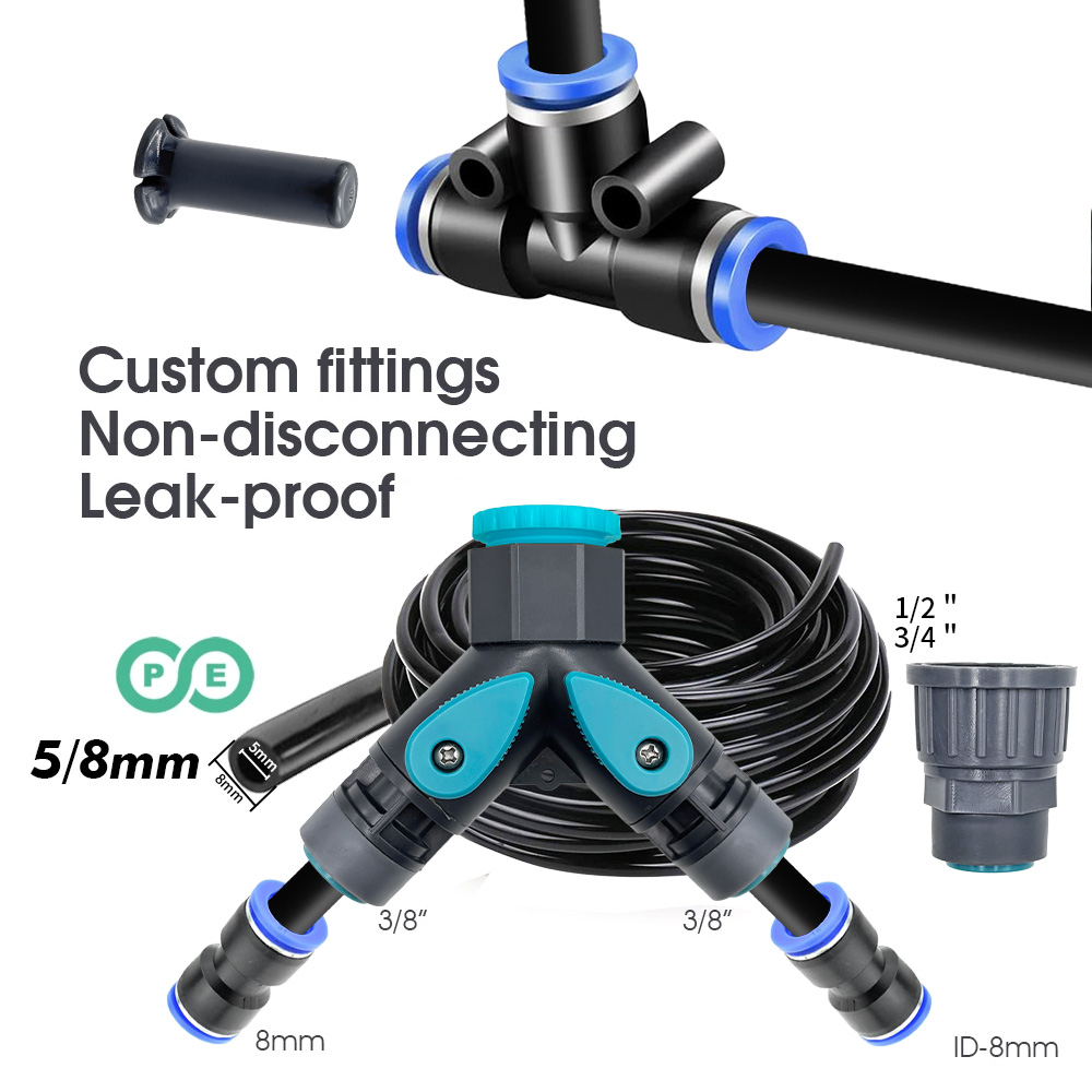 5/8mm PE 호스 분무기 키트 60W 자동 흡입 펌 - Automatic Plant Waterer 리뷰 및 가격